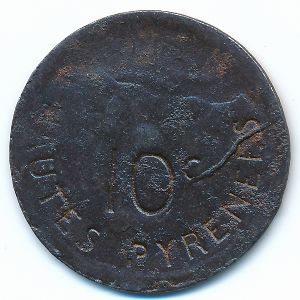 France, 10 сентим, 