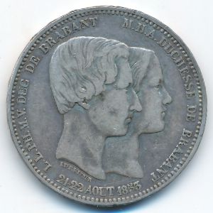 Belgium, 5 франков, 