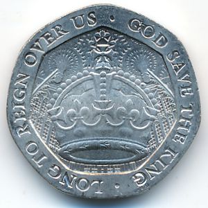 Гибралтар, 20 пенсов (2023 г.)