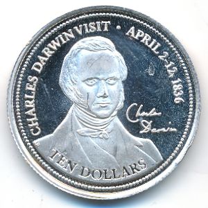 Кокосовые острова, 10 долларов (2003 г.)