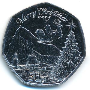 Gibraltar, 50 пенсов, 