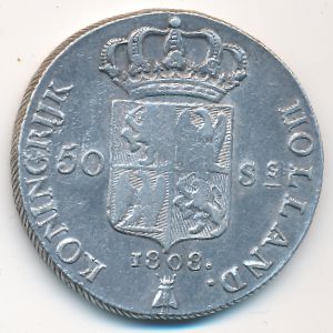 Голландия, 50 стиверов (1808 г.)