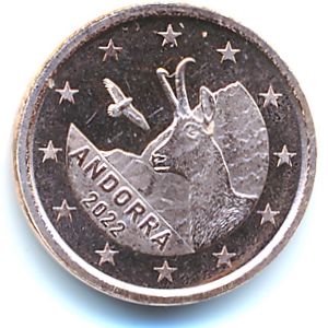 Andorra, 1 евроцент, 