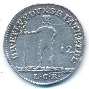 Брауншвейг-Люнебург-Каленберг-Ганновер, 1/3 талера (1777 г.)