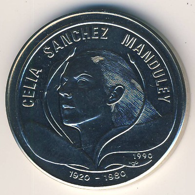 Cuba, 1 peso, 1990