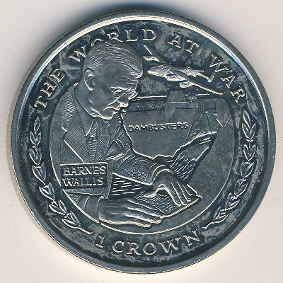 Gibraltar, 1 crown, 1999