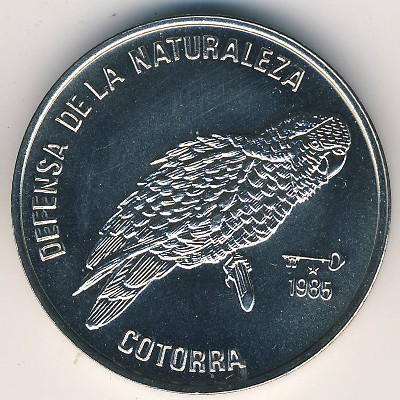 Cuba, 1 peso, 1985