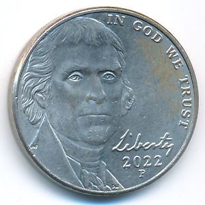 USA, 5 центов, 