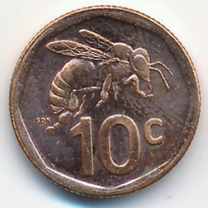 South Africa, 10 центов, 