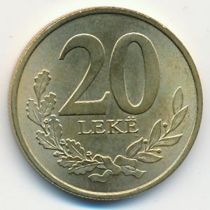 Албания, 20 лек (2020 г.)