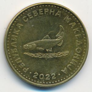 Macedonia, 2 денара, 
