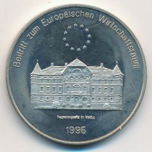 Liechtenstein, 5 экю, 
