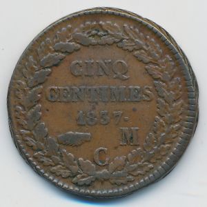 France, 1 сентим, 