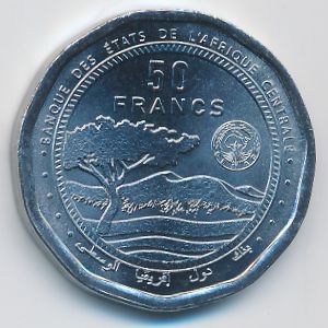 Центральная Африка, 50 франков (2024 г.)