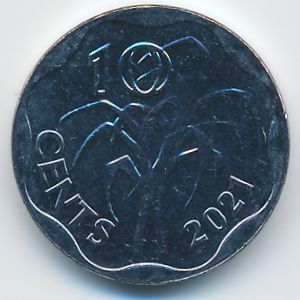 Swaziland, 10 центов, 