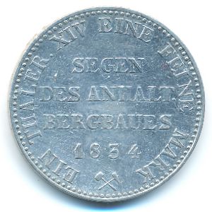 Анхальт, 1 талер (1834 г.)