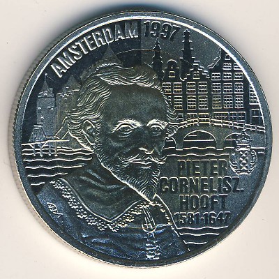 Netherlands., 10 euro, 1997