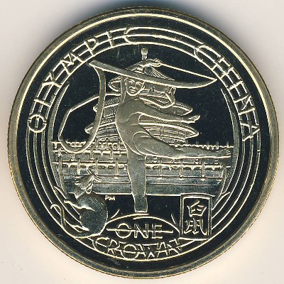 Isle of Man, 1 crown, 2008