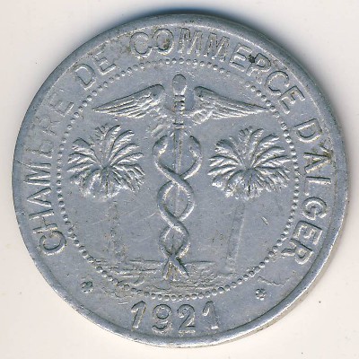 Algeria, 10 centimes, 1916–1921