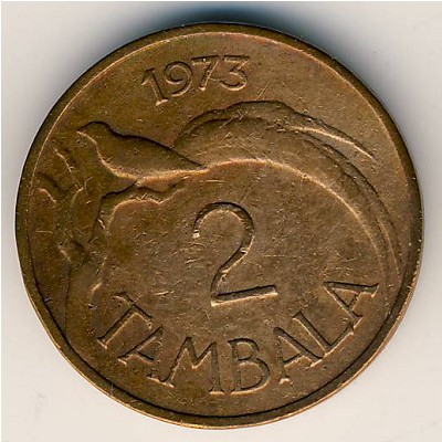 Malawi, 2 tambala, 1971–1974