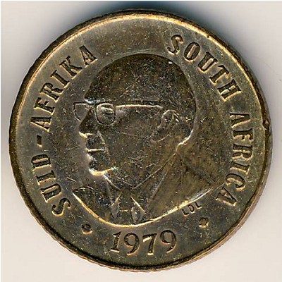 South Africa, 1 cent, 1979