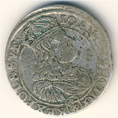 Poland, 6 groschen, 1667–1668