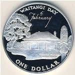 New Zealand, 1 dollar, 1977