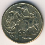Australia, 1 dollar, 2000–2019