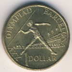 Australia, 1 dollar, 1992