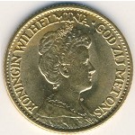 Netherlands, 10 gulden, 1911–1917