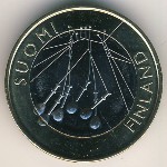 Finland, 5 euro, 2010