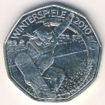 Austria, 5 euro, 2010