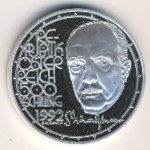 Austria, 500 schilling, 1992