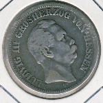 Гессен-Дармштадт, 2 марки (1876–1877 г.)