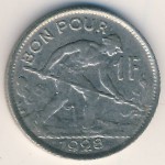 Luxemburg, 1 franc, 1924–1935