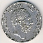 Саксония, 5 марок (1891–1902 г.)