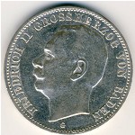 Баден, 3 марки (1908–1915 г.)