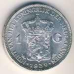 Netherlands, 1 gulden, 1922–1944