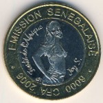 Сенегал., 6000 франков КФА (2006 г.)