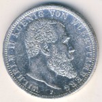 Вюртемберг, 2 марки (1892–1914 г.)