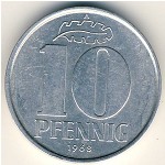 ГДР, 10 пфеннигов (1963–1990 г.)
