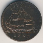 Бермудские острова, 1 пенни (1793 г.)