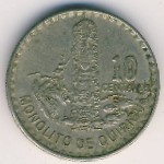 Guatemala, 10 centavos, 1971