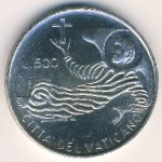Vatican City, 500 lire, 1969