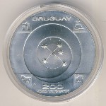 Uruguay, 200 pesos, 1999