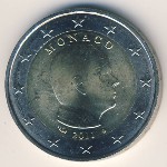 Монако, 2 евро (2009–2022 г.)