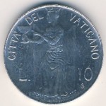 Vatican City, 10 lire, 1979–1980