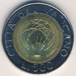 Vatican City, 500 lire, 1983