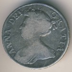 Great Britain, 1 shilling, 1710–1714