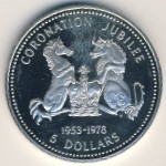 Solomon Islands, 5 dollars, 1978